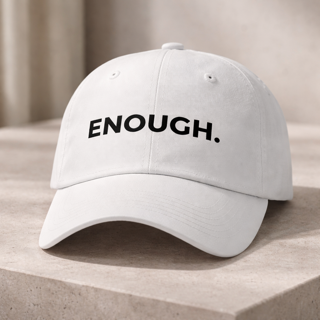 Enough Signature Cap - White