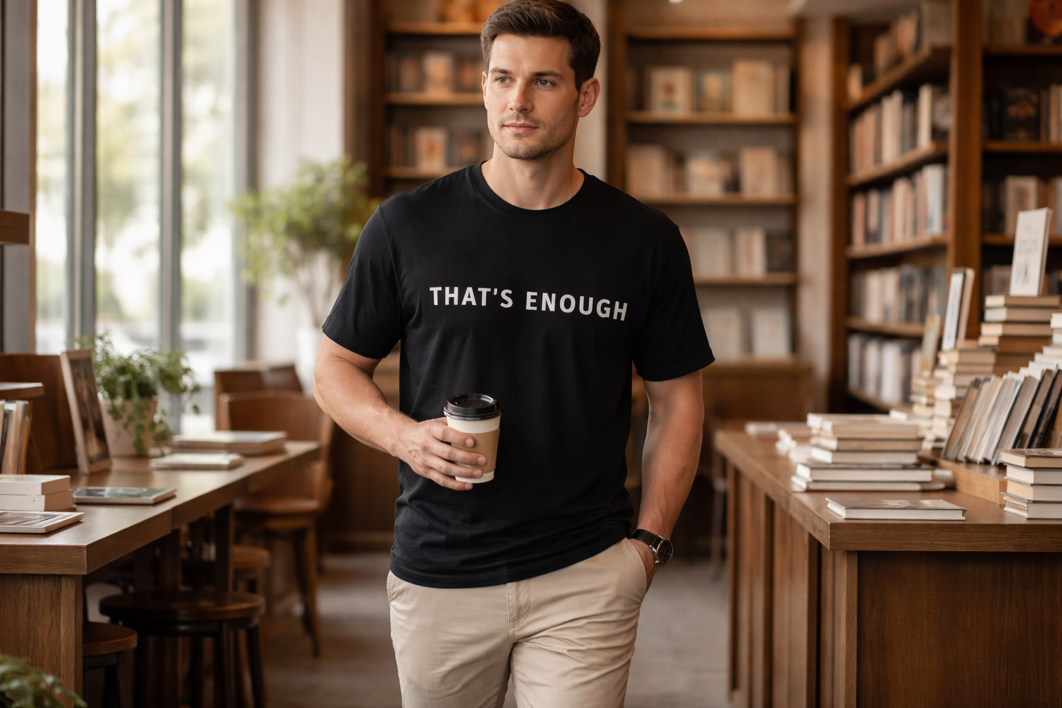That’s Enough Signature Tee - Black
