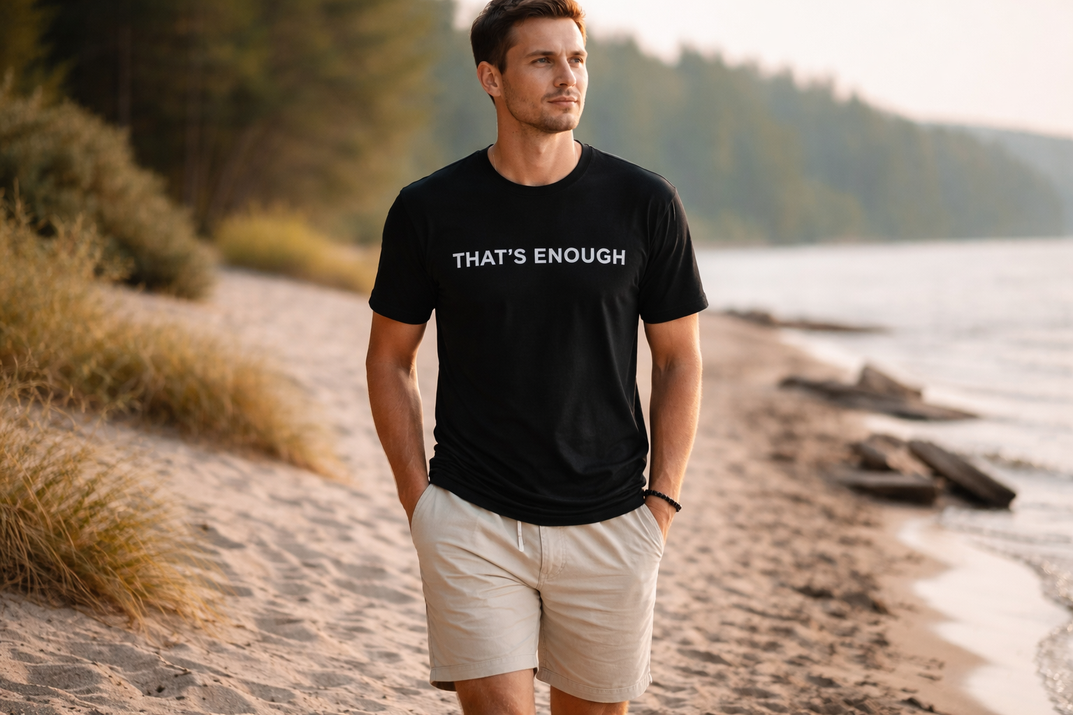 That’s Enough Signature Tee - Black
