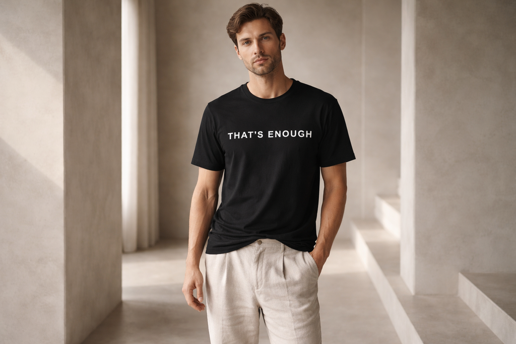 That’s Enough Signature Tee - Black