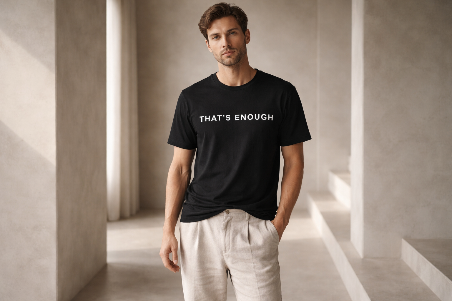 That’s Enough Signature Tee - Black