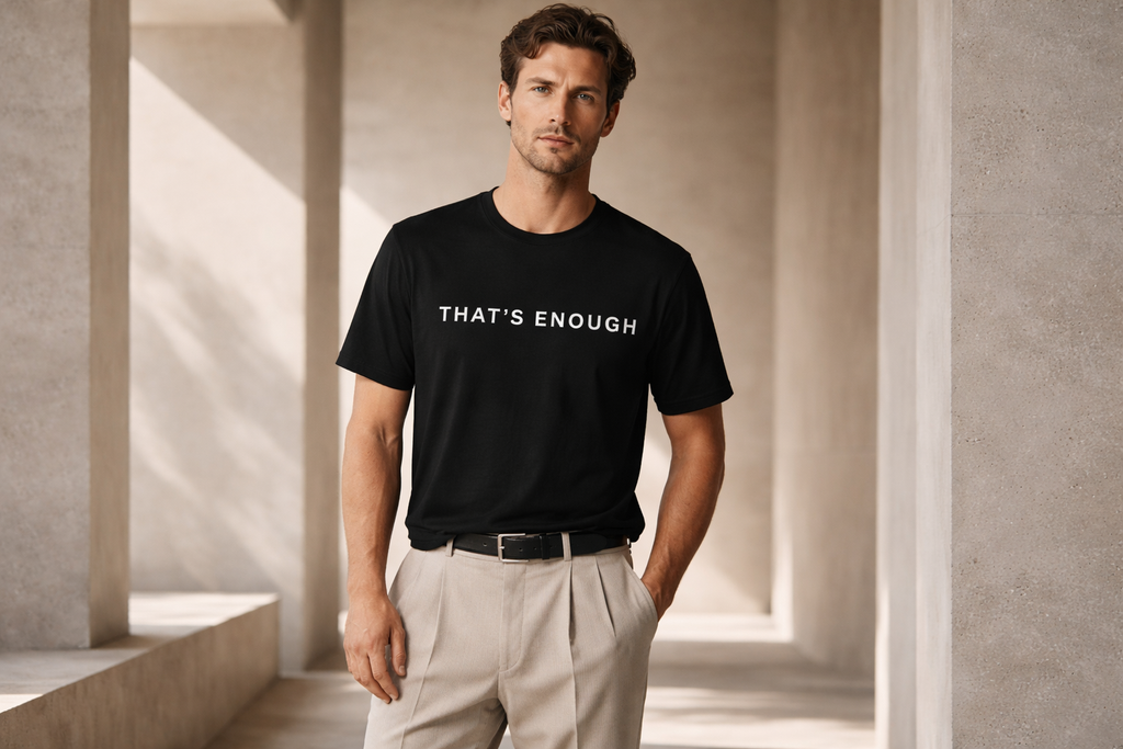 That’s Enough Signature Tee - Black
