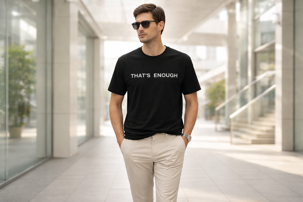 That’s Enough Signature Tee - Black