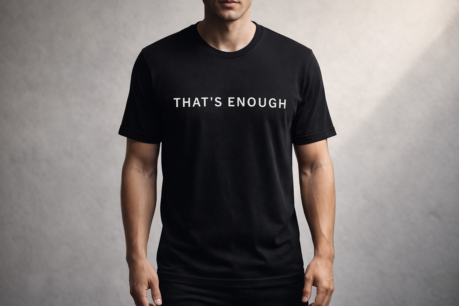 That’s Enough Signature Tee - Black